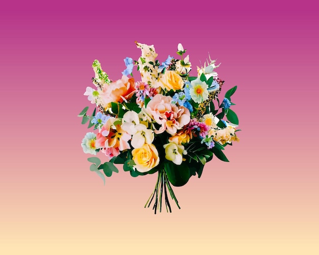 Rustikales Hochzeitsblumenbündel