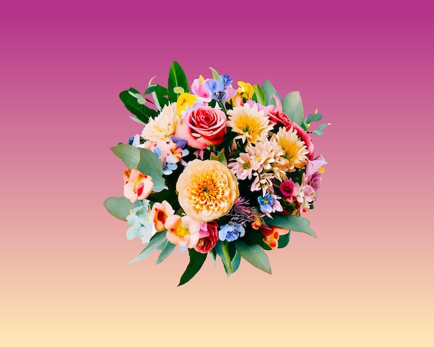 Rustikales Hochzeitsblumenbündel