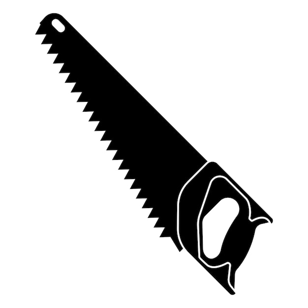 Vektor säge-symbol-logoillustration-vorlagendesign