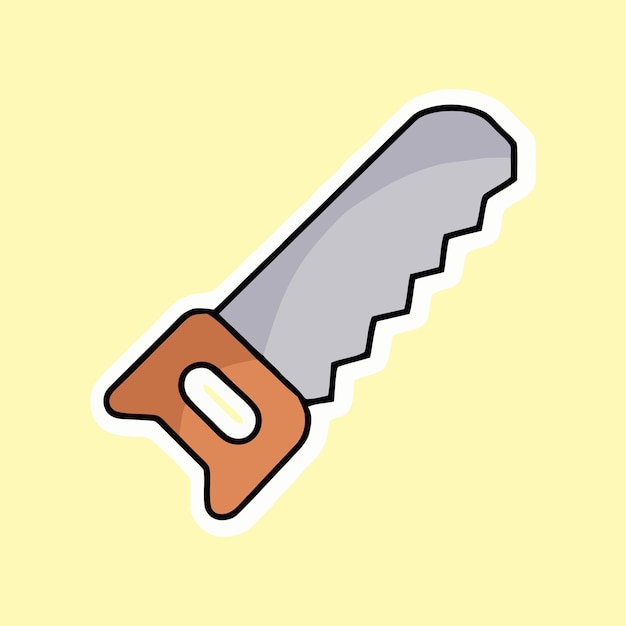 Sägevektorillustration