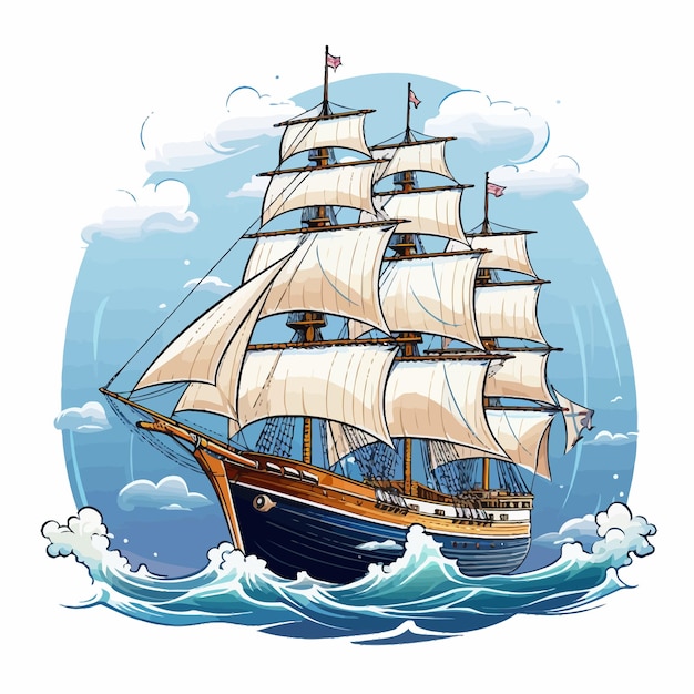 Sailing_ship_at_sea_vector