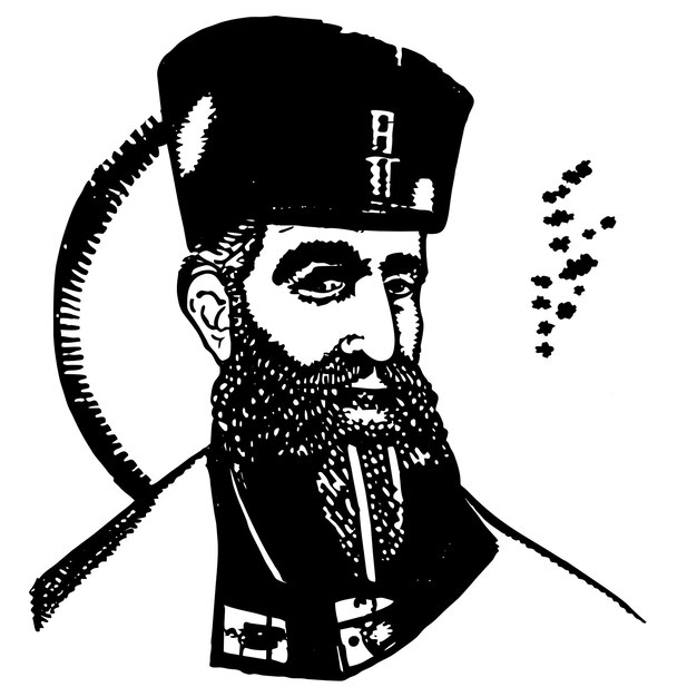 Saint patrick day kobold grün handgezeichnete cartoon-aufkleber-symbol-konzept isolierte illustration