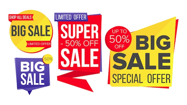 Sale banner set