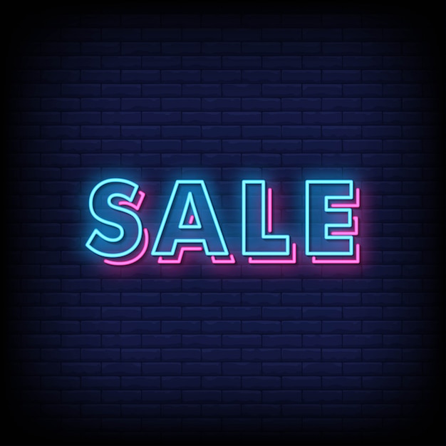 Sale Neon Schild