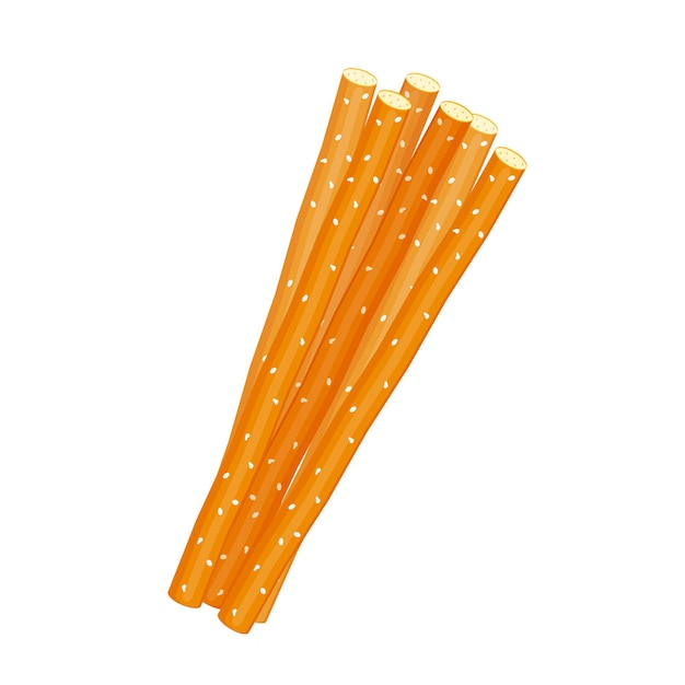 Salzige Sticks. Bier-Snack. Trockene Backwaren.