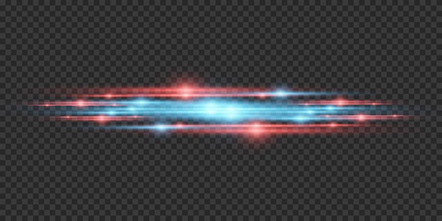 Sammellinie-Effekt Neon horizontale Lichtlinie