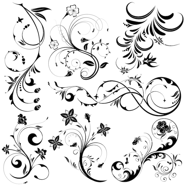 Sammle florales Element