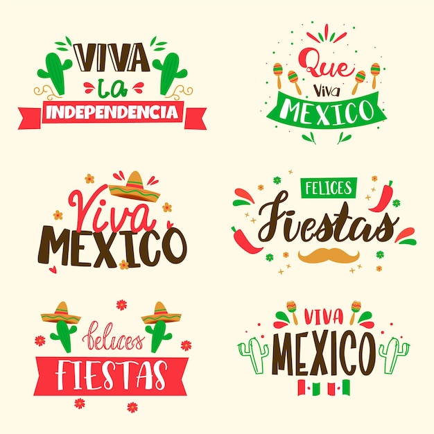 Sammlung mexikanischer unabhängigkeitskriegsabzeichen