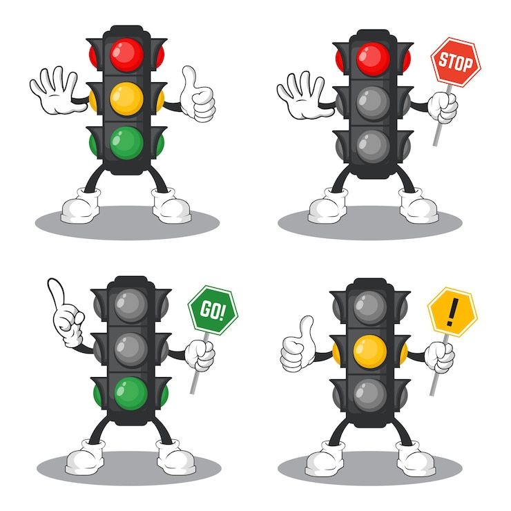 Sammlung von Ampelmaskottchen