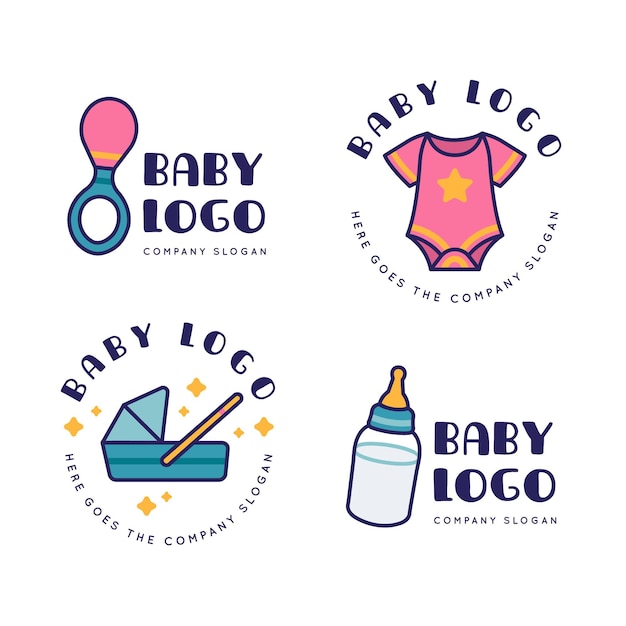 Sammlung von baby-logo