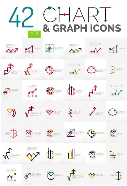 Sammlung von chart-logos