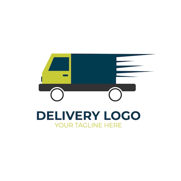 Sammlung von Geschäftsvorlagen für die Gestaltung von Logistiklieferlogoen von Vector
