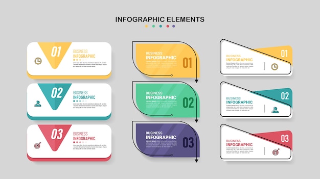 Sammlung von infografik-designs