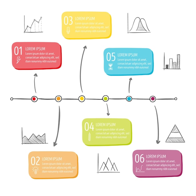 Vektor sammlung von infografik-elementen