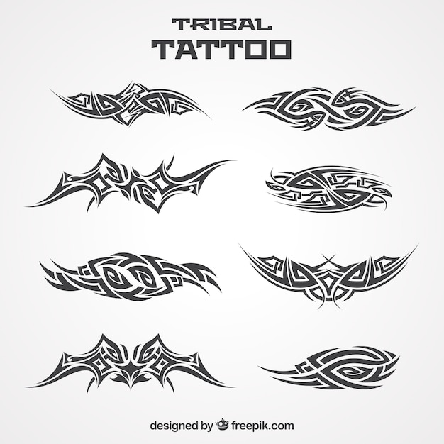 Sammlung von tribal tattoo