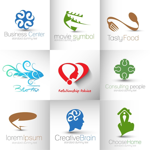 Sammlung von vektor-logo-design