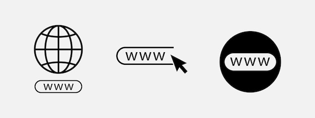 Sammlung von Vektor-Web-Symbolen für Websites