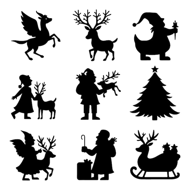 Sammlung von Weihnachts-Ikonen