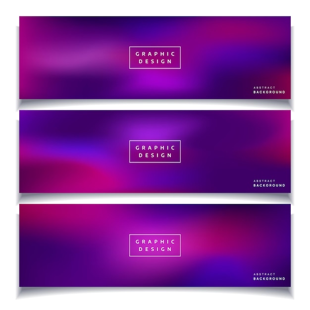 Sammlung zufälliger bokeh-unschärfe-hintergrund-banner-designs für produktanzeigenvorlagen, website-banner