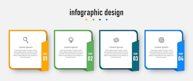 Sammlungsvorlage für infografik-designelemente