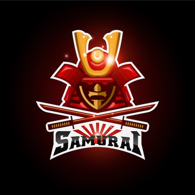 Vektor samurai-esport-logo