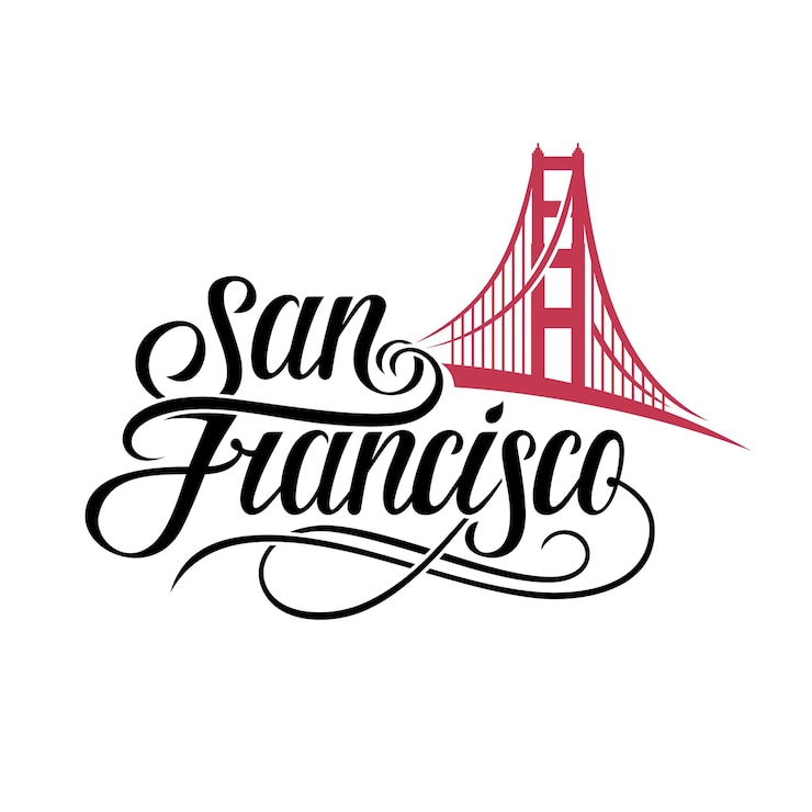 San Francisco Schriftzug
