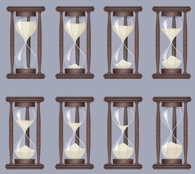 Sanduhr realistische Sanduhr