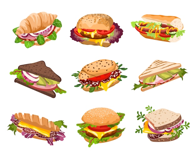 Sandwiches illustration