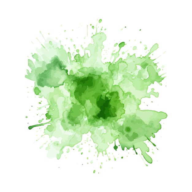sanfter grüner Aquarell-Spritzfleck-Hintergrund