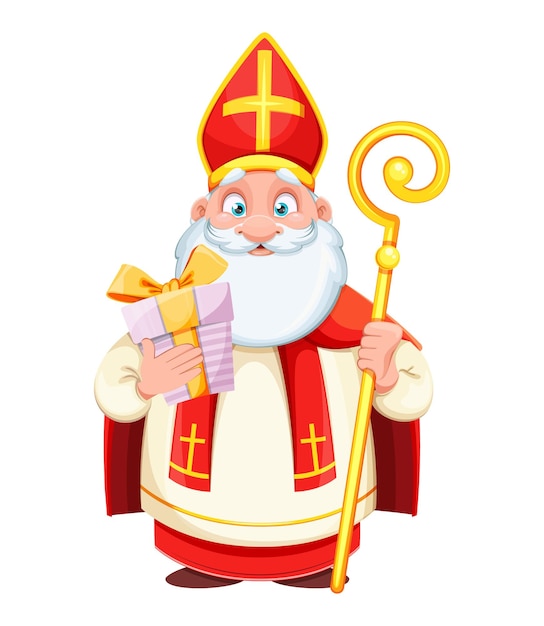 Sankt nikolaus oder sinterklaas frohe weihnachten