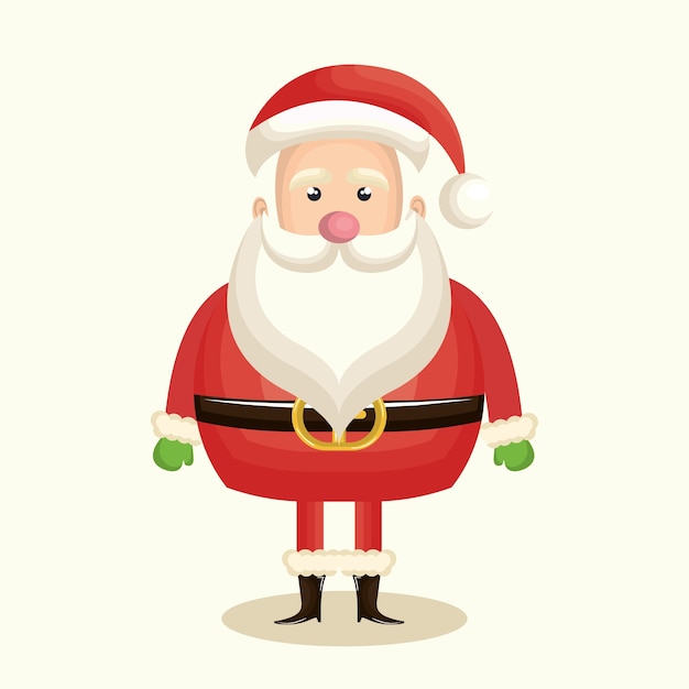 Santa claus weihnachtszeichen
