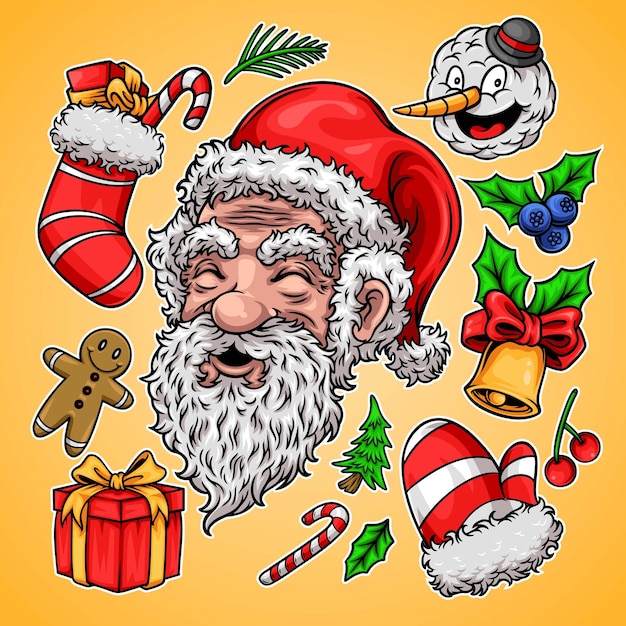 Santa-pack-illustration