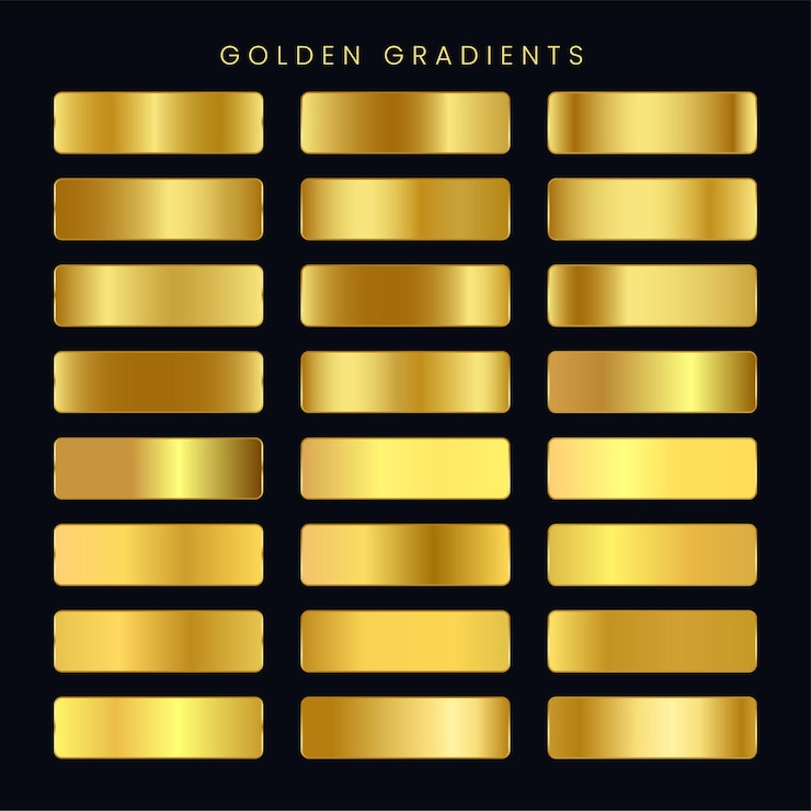 Vektor satz der goldenen gradienten