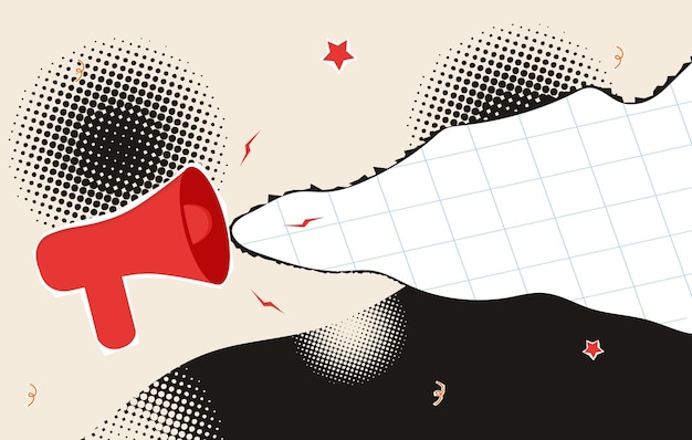Satz von Collage-Elementen mit Telefonen Retro-Banner-Konzept mit ausgeschnittenen Papierelementen