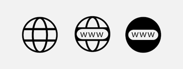Satz von Ikonen für Websites Vektor-Web-Ikonen