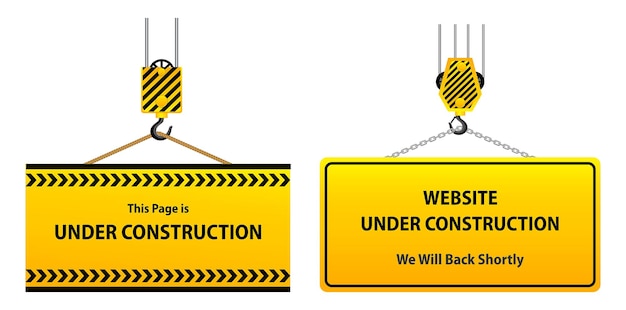 satz von website im aufbau isoliert oder 404-fehlerseitenverbindung oder website wird gewartet