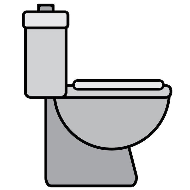 Vektor saubere toilette badezimmer badezimmer-symbol
