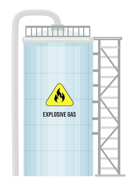 Sauerstoffgas zylindrischer behälter kraftstoffspeicher