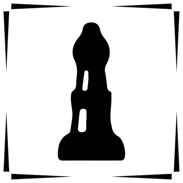 Schach-silhouette-ikonen