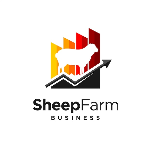 Schaffarm-logo mit diagrammkonzept