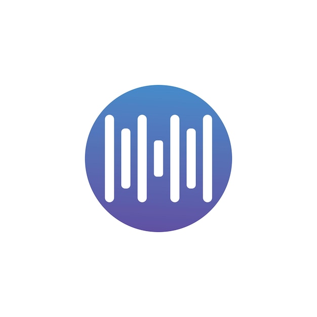 Schallwellen-Ilustration-Logo-Vektor-Symbol-Vorlage