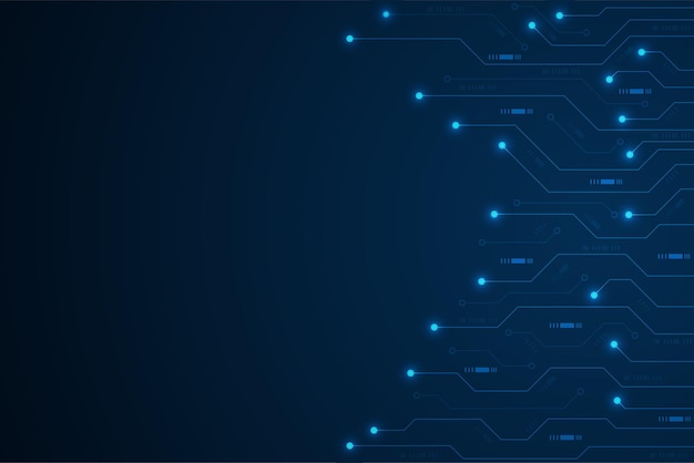 Schaltplatten-Mutterplatten-Blau-Technologie-Hintergrund