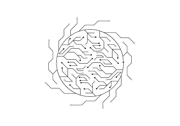 Schaltungsillustrationsdesign
