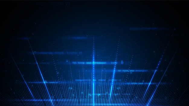 Schaltungstechnik mit digitalem High-Tech-Datenverbindungssystem und Computerelektronik