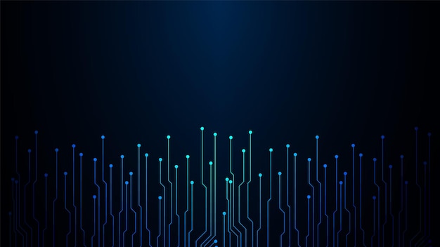 Schaltungstechnischer Hintergrund mit digitalem Hitech-Datenverbindungssystem und computerelektronischem Design