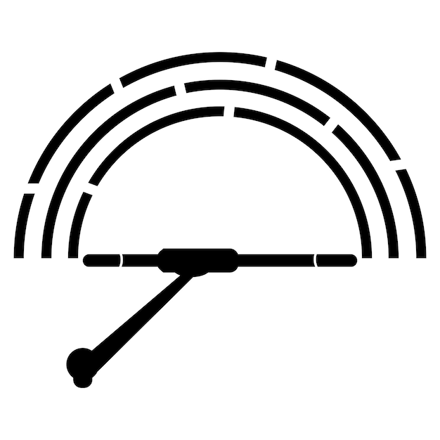 Vektor scheibenwischer-symbol, vektorgrafik, symboldesign