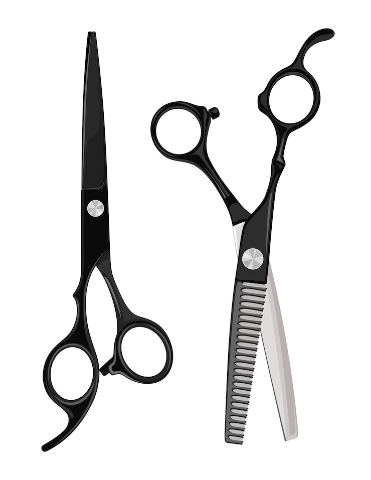 Vektor schere haar friseur ausrüstung vektor