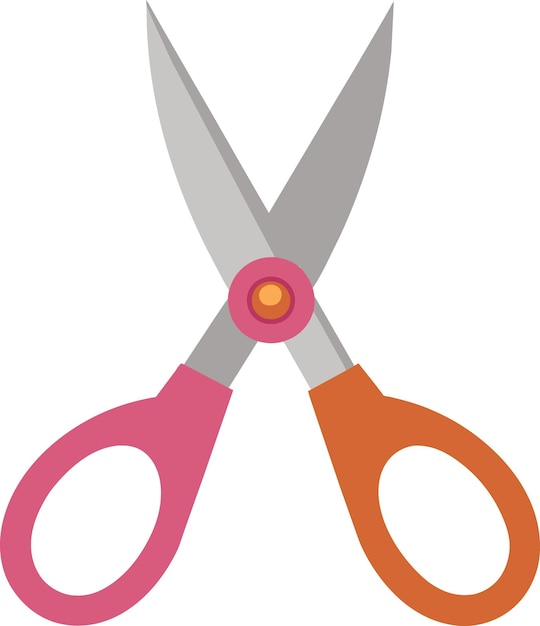 Schere-Vektor-Illustrationsdesign