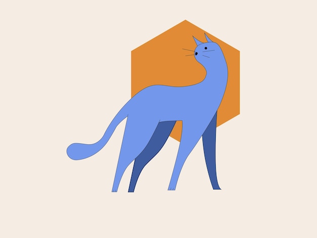 schicke Katze