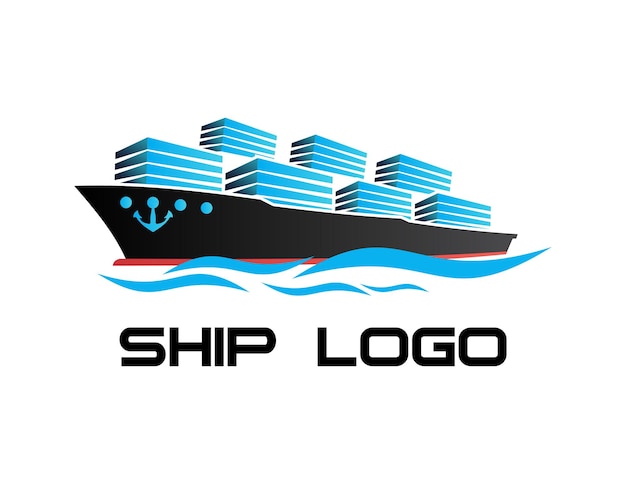 Vektor schiff logo